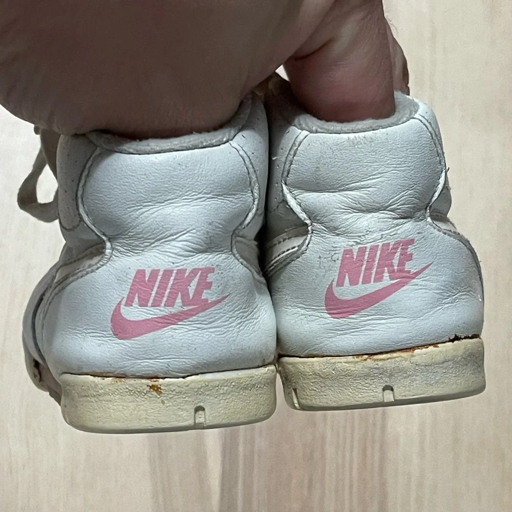 Vintage Nike High‎ Top Baby Toddler Display Shoes Size 8